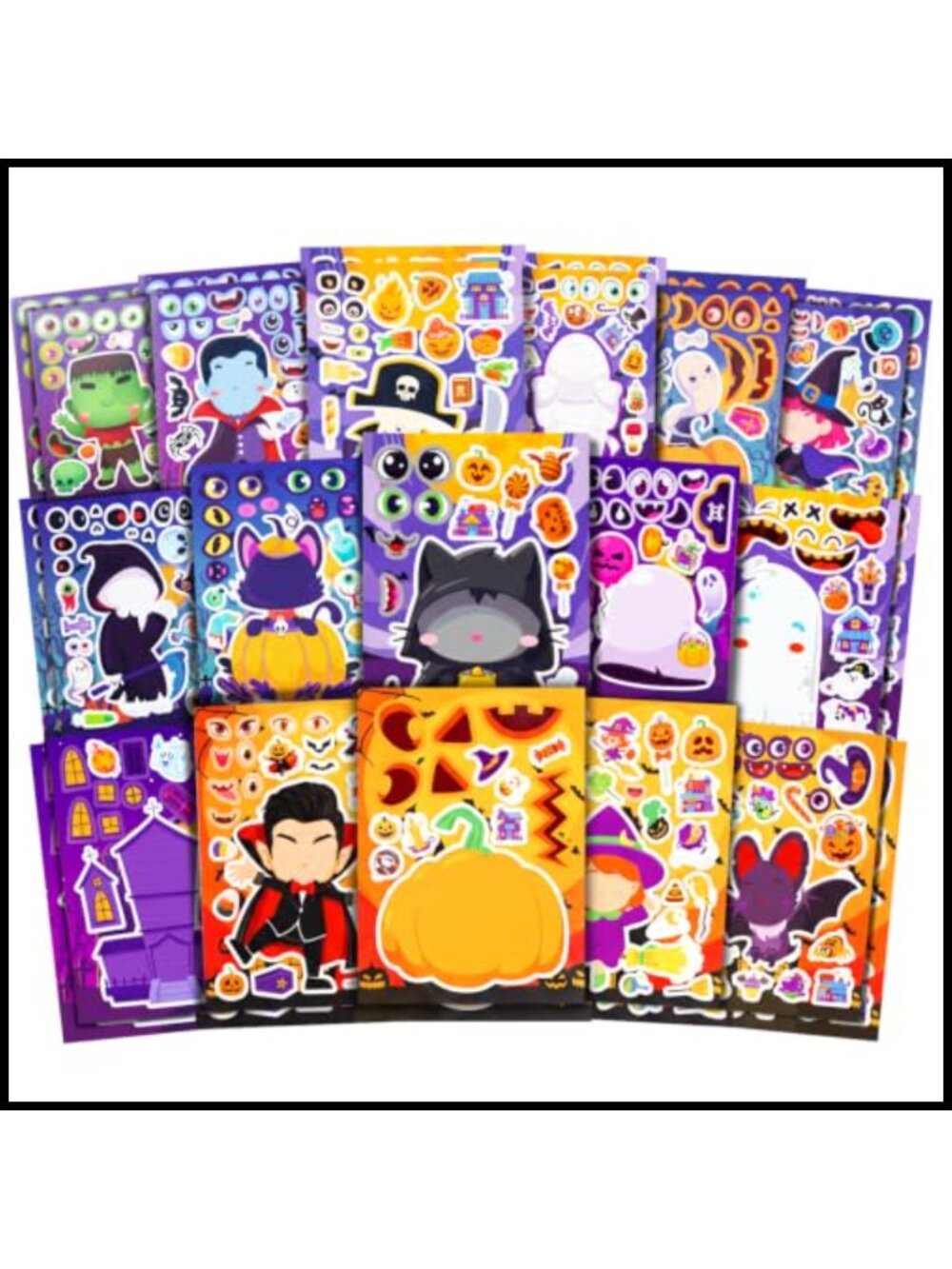 Halloween Stickers 32 Sheets Kids Crafts Party Favors Decorations